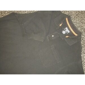 Duluth Pocket Polo Shirt‎ Mens L Black No Polo Relaxed Fit Short Sleeve 95017